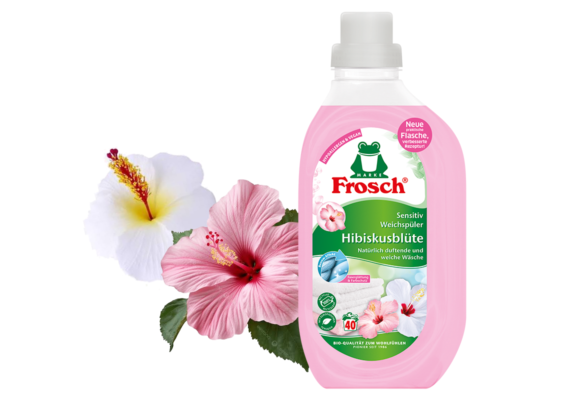 Frosch Sensitiv-Weichspüler Hibiskusblüte