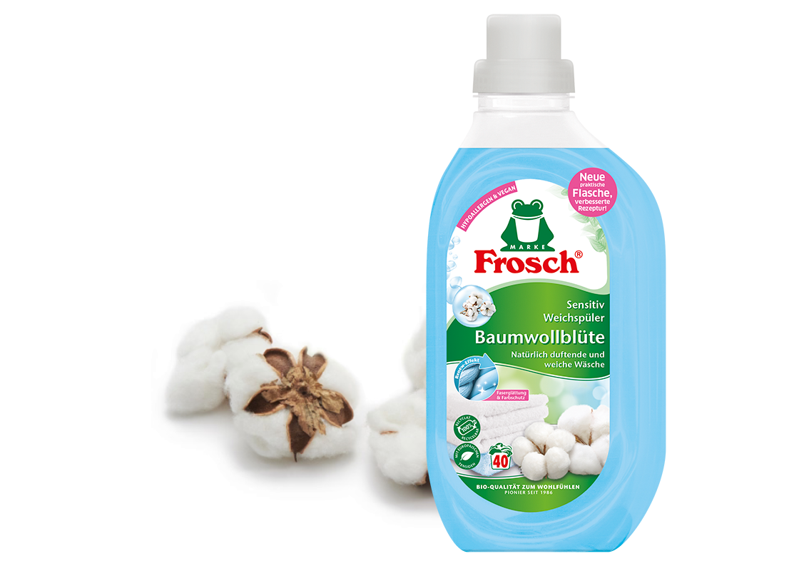 Frosch Sensitiv-Weichspüler Baumwollblüte