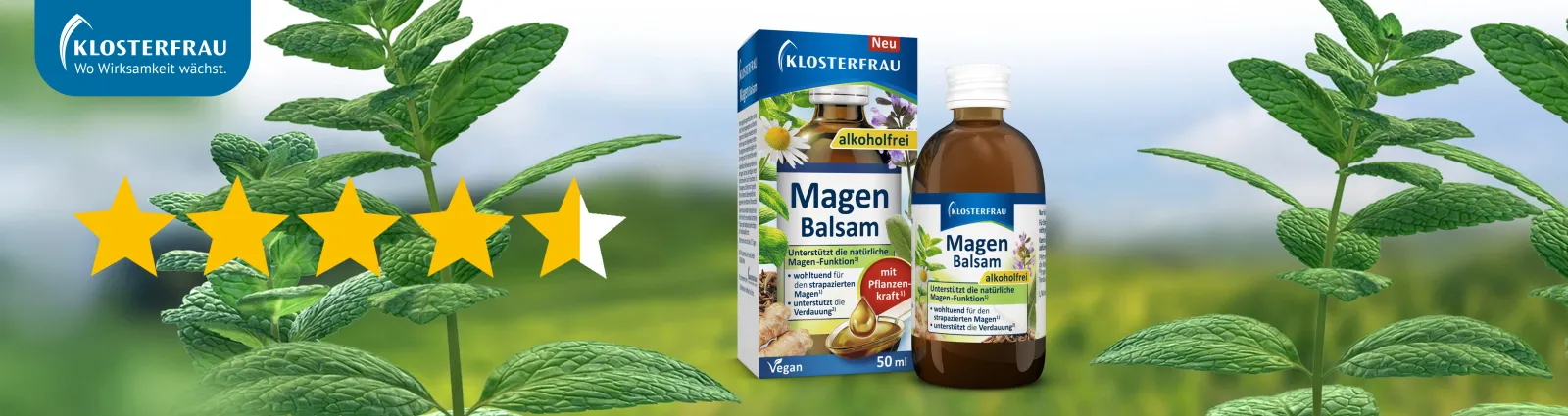 Testergebnis Klosterfrau Magen Balsam