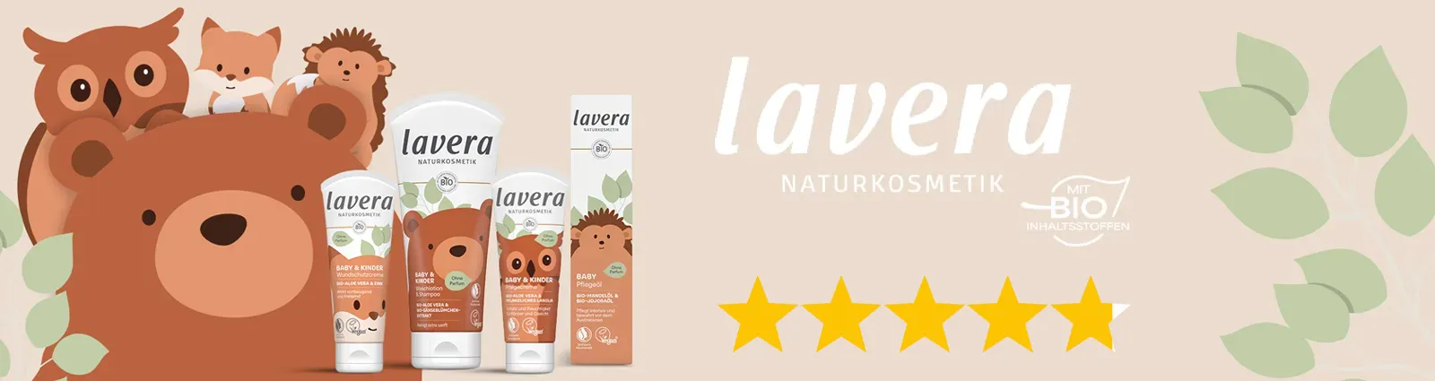 Testergebnis lavera Baby und Kinder