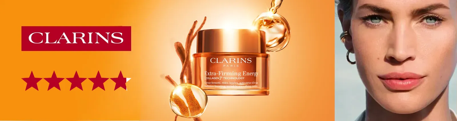 Testergebnis Clarins Header